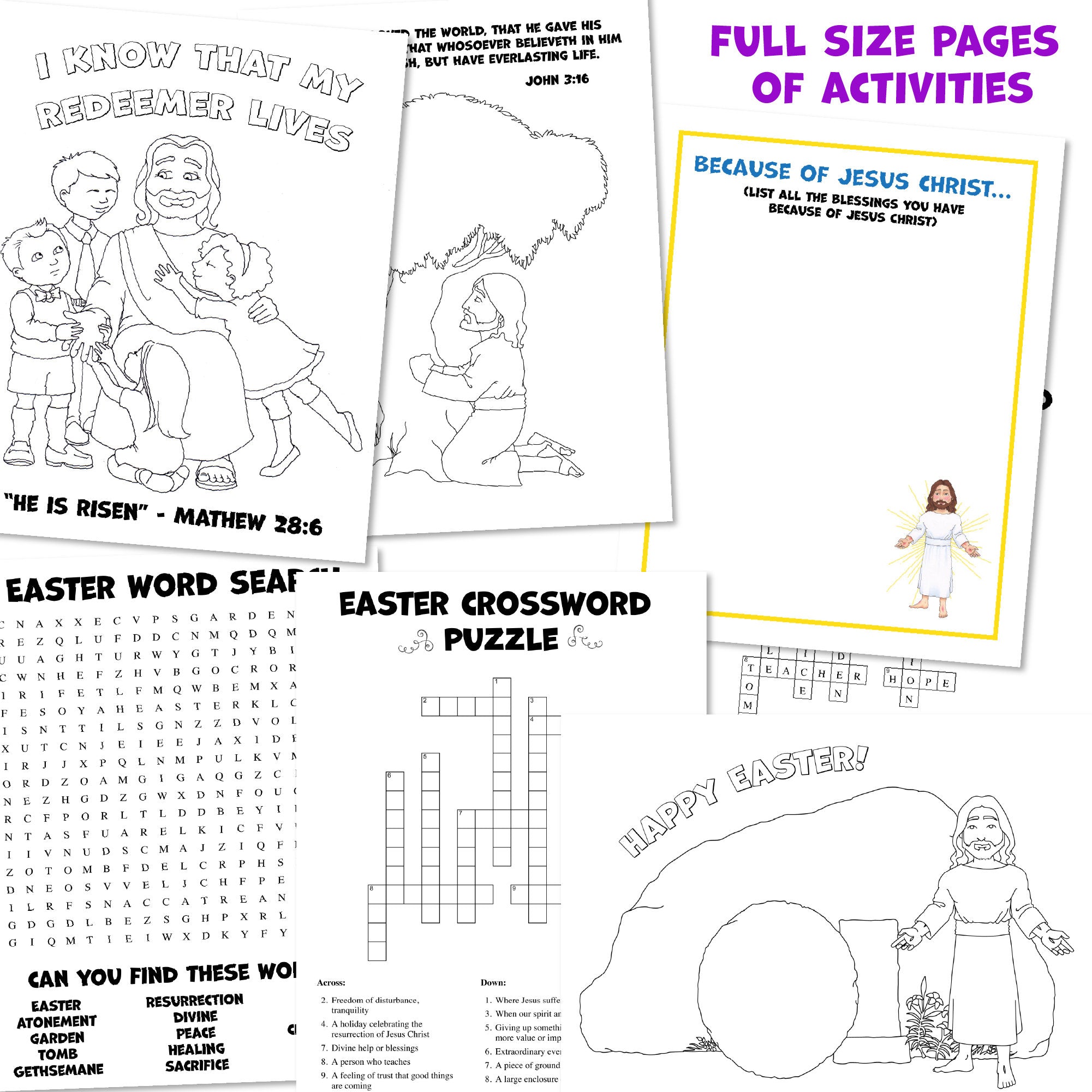 The Easter Story Scripture Printable Kit Ministering Printables the-easter-story-scripture-printable-kit-ministering-printables