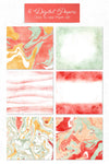 Sweet Dreams Floral Clip Art | Free Commercial Use Watercolor Clip Art | Peach Mint Teal Flowers Clip Art | CU OK
