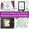 Come Follow Me 2022 Personal Journal and Weekly Printable Kit