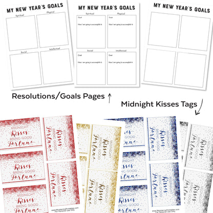 The BEST New Year's Eve Party Activity Bundle | Family Friendly New Year's Eve Party Printable Games