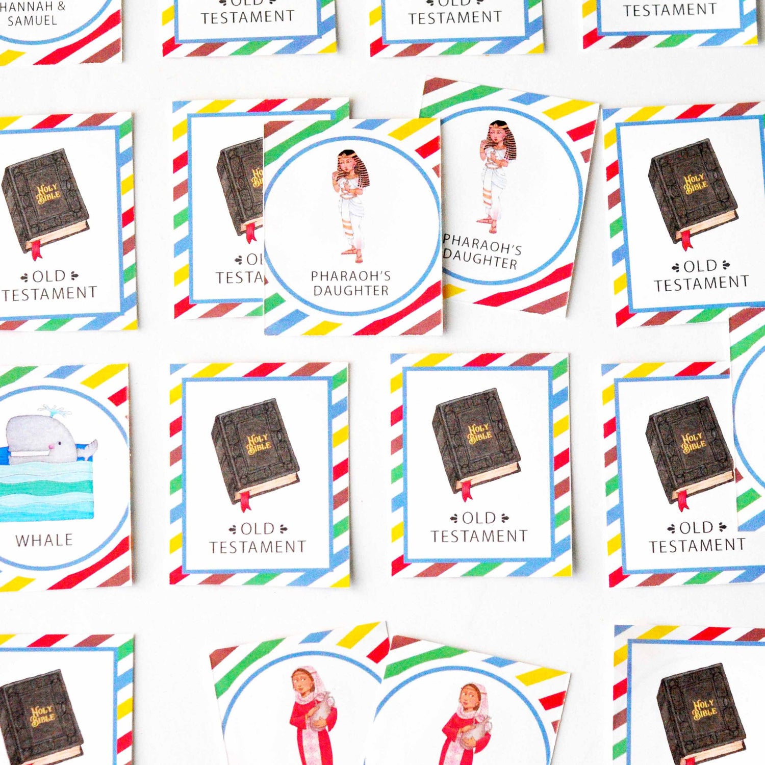 Old Testament Memory Printable Game | LDS Primary Games Helps for Kids