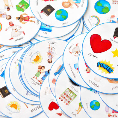Old Testament Matching Game {Spot It Style} – Ministering Printables
