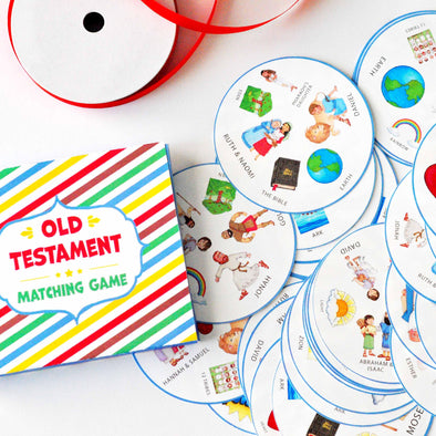 Old Testament Matching Game {Spot It Style} | Bible Games Activities