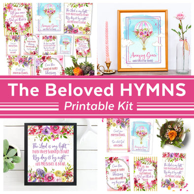The Beloved Hymn Printables | Christian Gifts | Hymn Quote Printables in 2 sizes