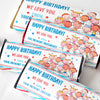 Relief Society Birthday Chocolate Candy Bar Wrapper - Rose Floral Birthday Gift
