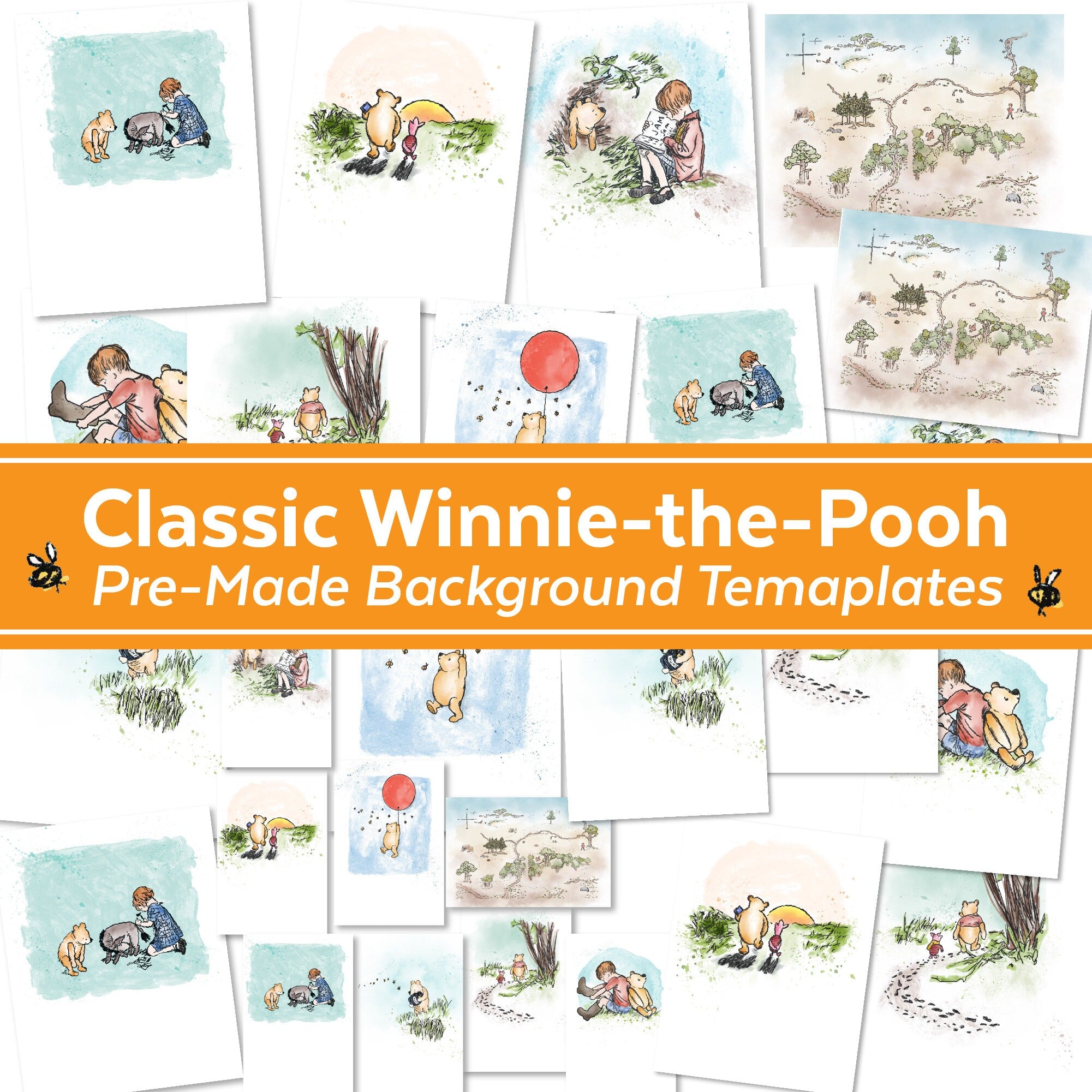 winnie the pooh 1st birthday wallpaper