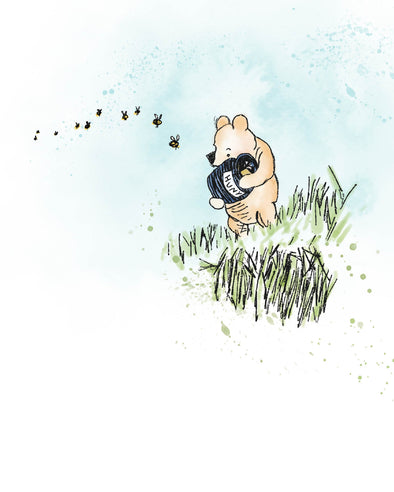 Classic Winnie-the-Pooh Pre-made Background Templates – Ministering ...