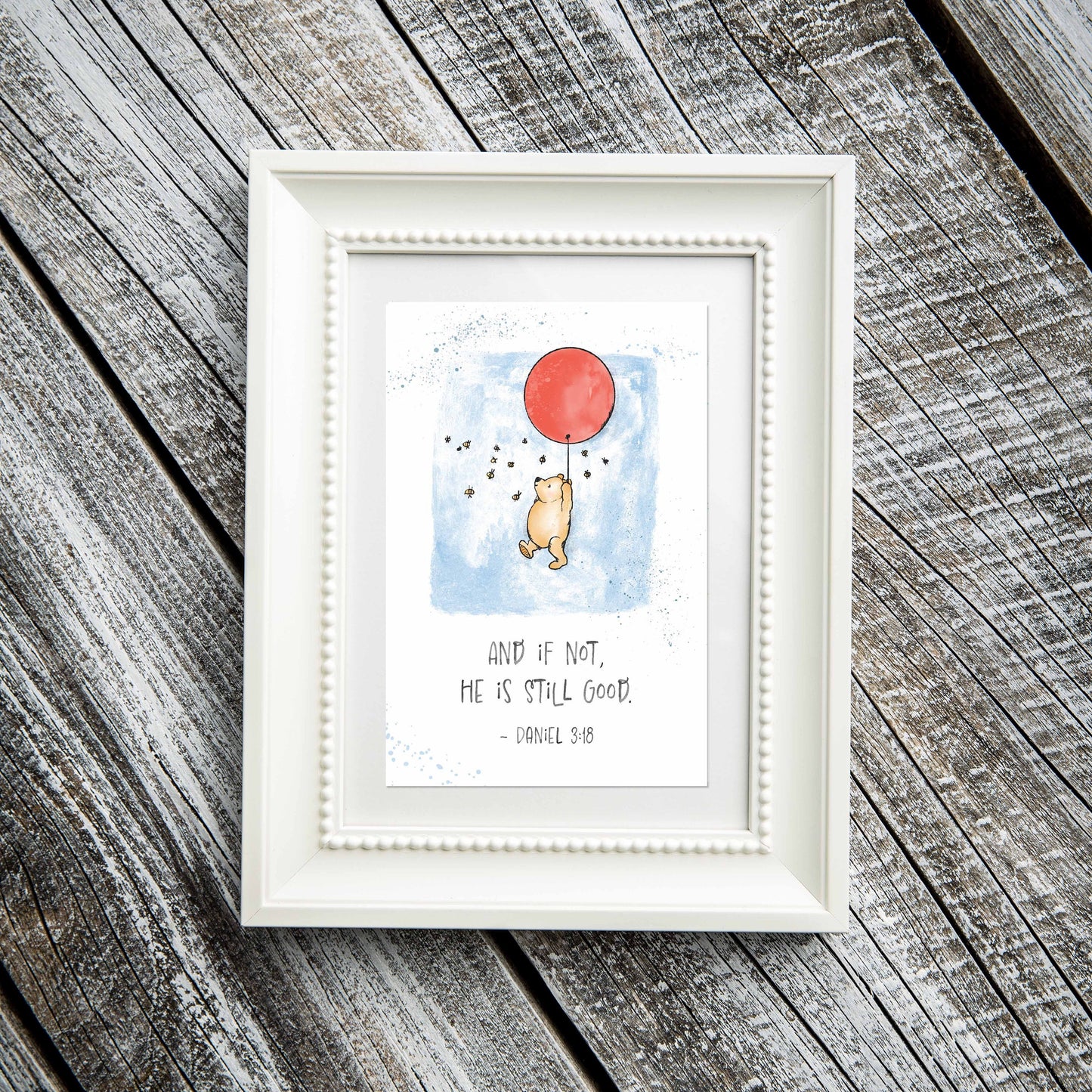 Bible Winnie-the-Pooh Printable Collection | Winnie the Pooh Nursery & Gift Art with Bible Verses