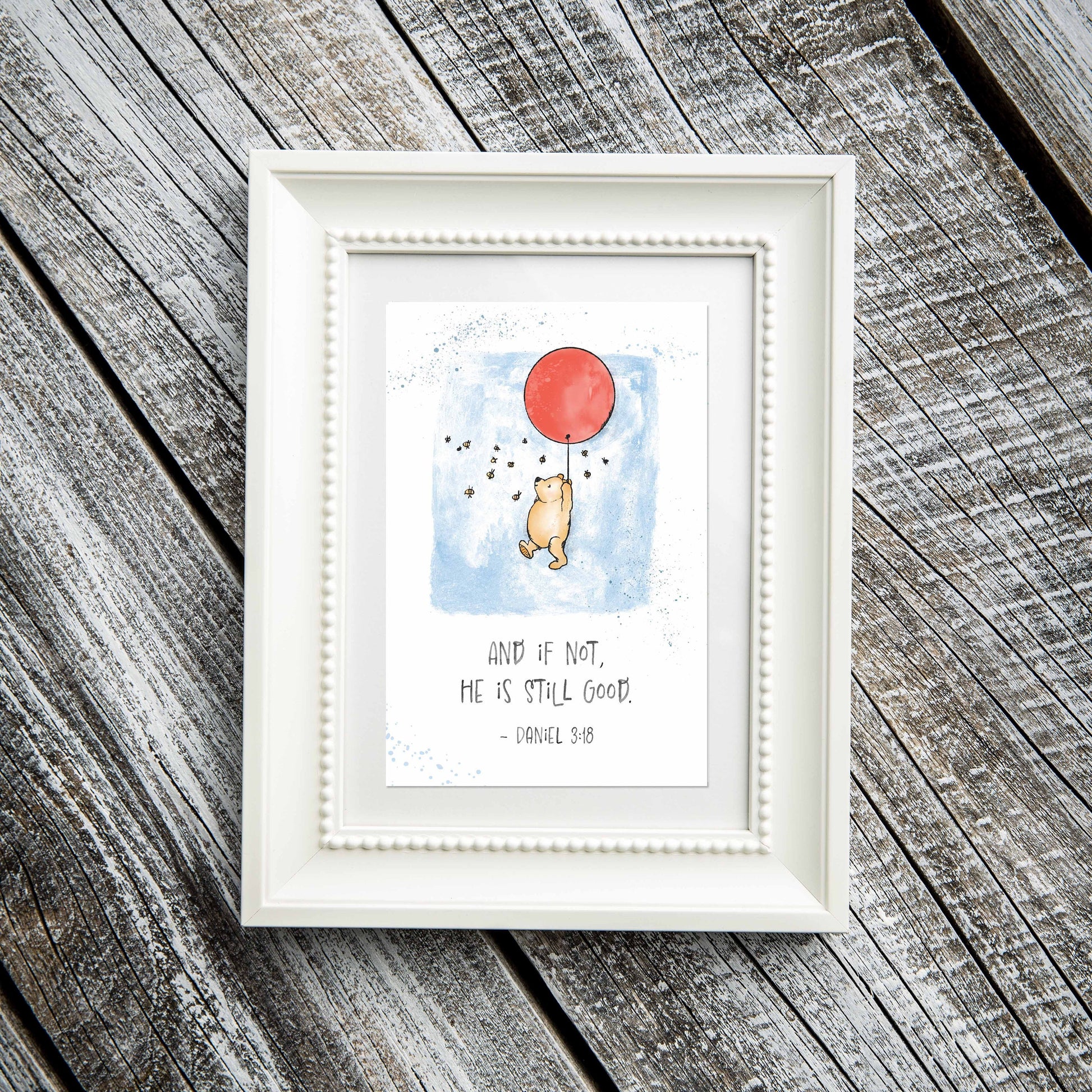 Bible Winnie-the-Pooh Printable Collection | Winnie the Pooh Nursery & Gift Art with Bible Verses