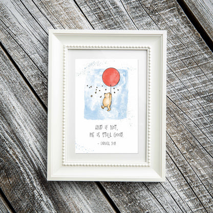 Bible Winnie-the-Pooh Printable Collection | Winnie the Pooh Nursery & Gift Art with Bible Verses