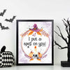 I Put a Spell on You Halloween Printable Kit with Gift Tag and Halloween Coloring Page