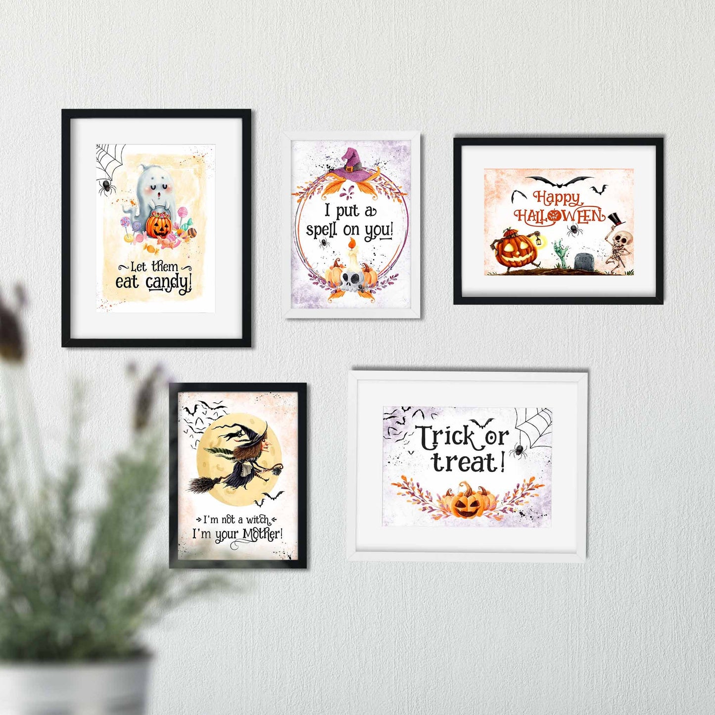 The Ultimate Halloween Printable and Tag Bundle with Halloween Coloring Pages