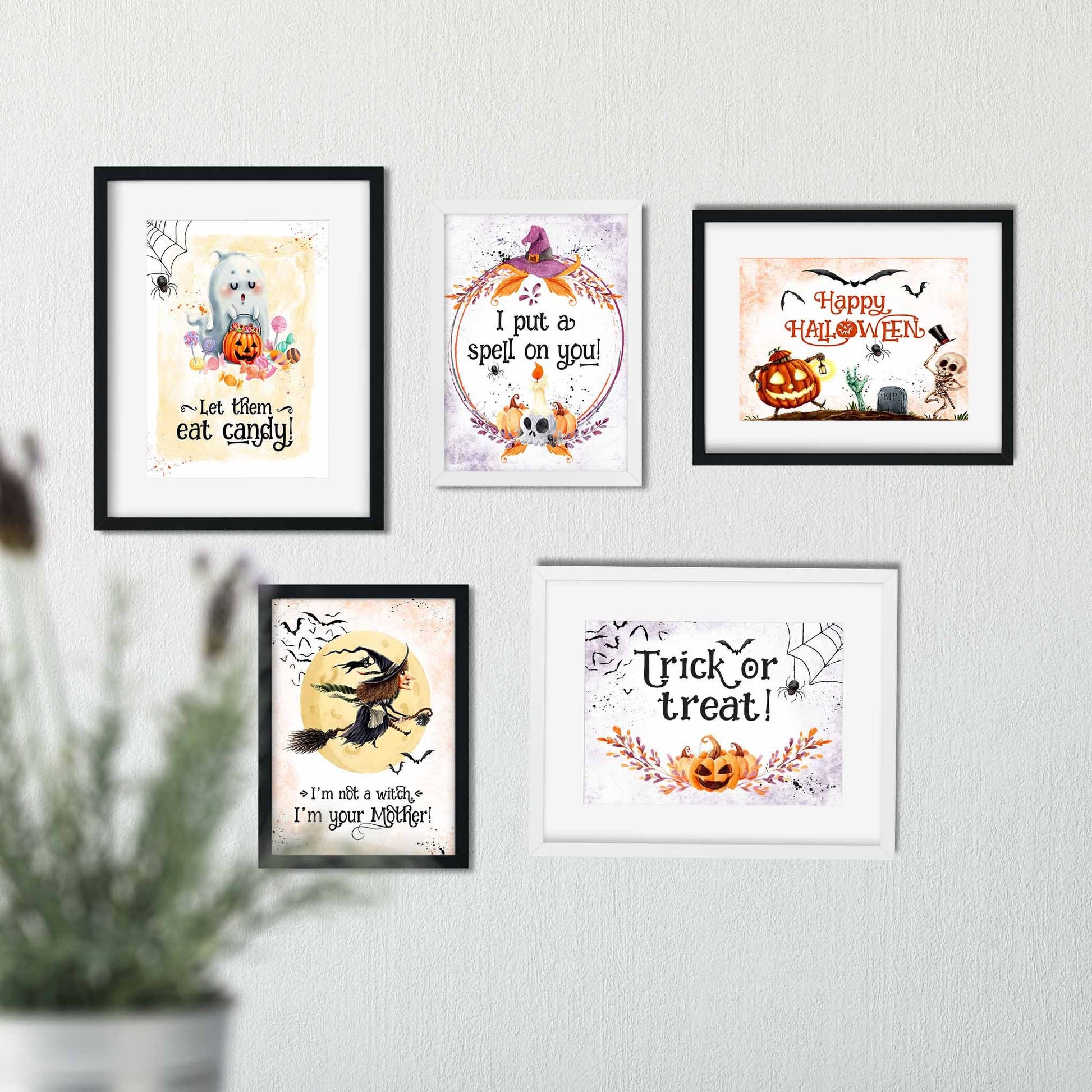 The Ultimate Halloween Printable and Tag Bundle with Halloween Coloring Pages