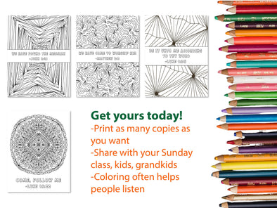 Latter-day Saint Coloring Pages for Come, Follow Me New Testament ...