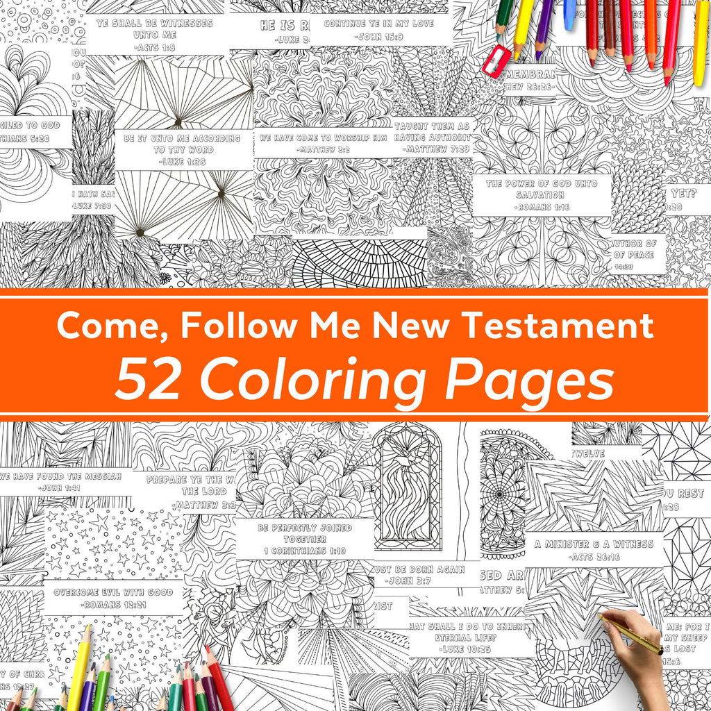 Latter-day Saint Coloring Pages for Come, Follow Me New Testament ...