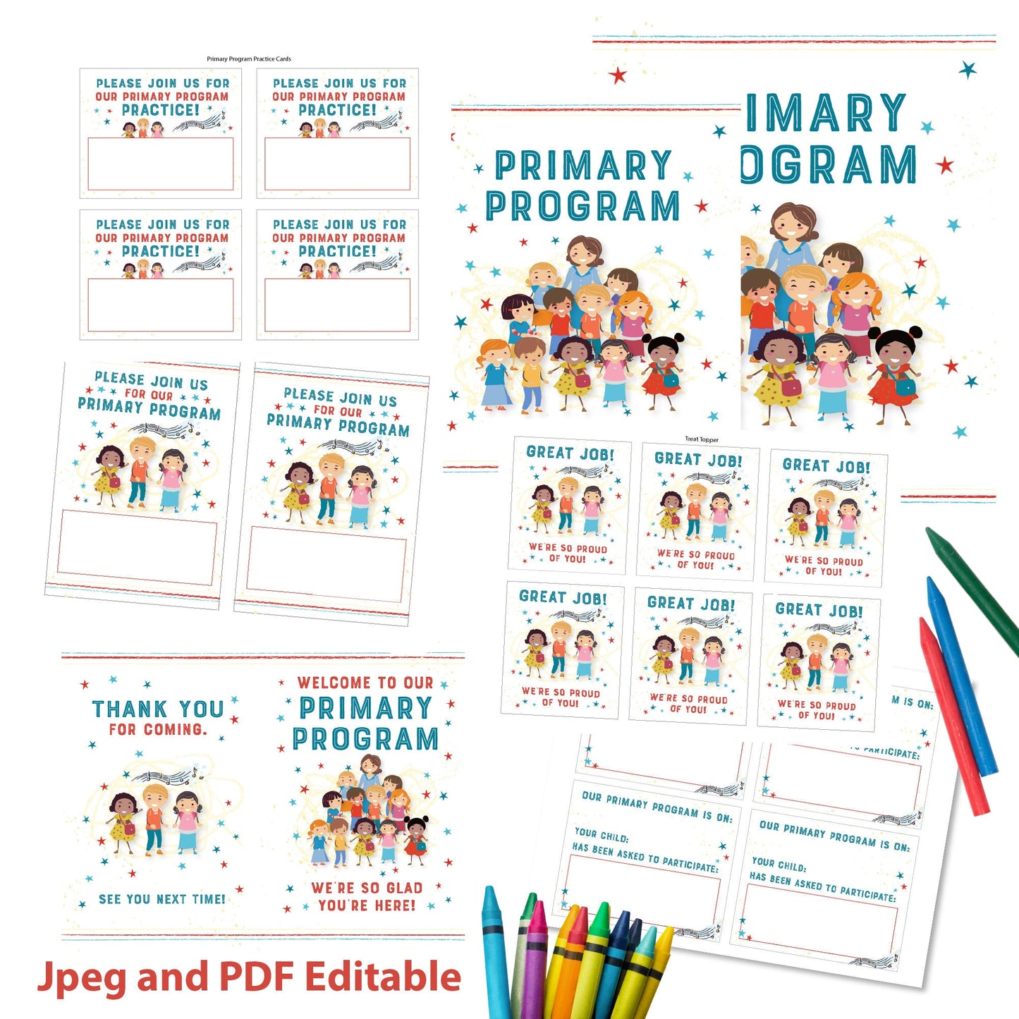 LDS Primary Program Kit | Primary Sacrament Presentation Kit | LDS Primary Presentation Digital Download Bundle