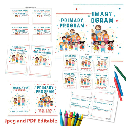 LDS Primary Program Kit | Primary Sacrament Presentation Kit | LDS Primary Presentation Digital Download Bundle