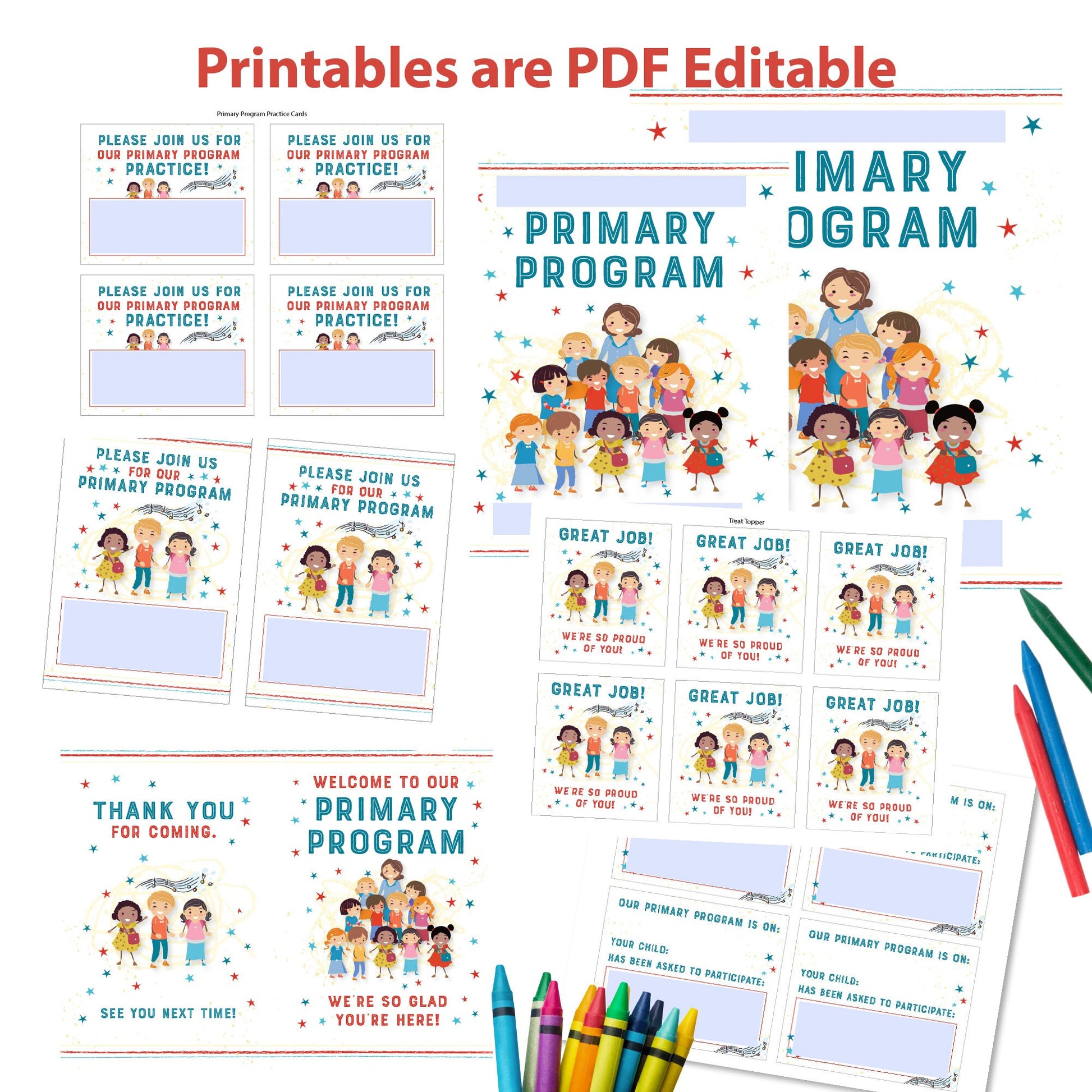 LDS Primary Program Kit | Primary Sacrament Presentation Kit | LDS Primary Presentation Digital Download Bundle
