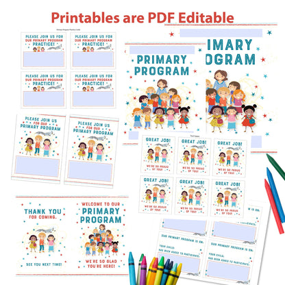 LDS Primary Program Kit | Primary Sacrament Presentation Kit | LDS Primary Presentation Digital Download Bundle