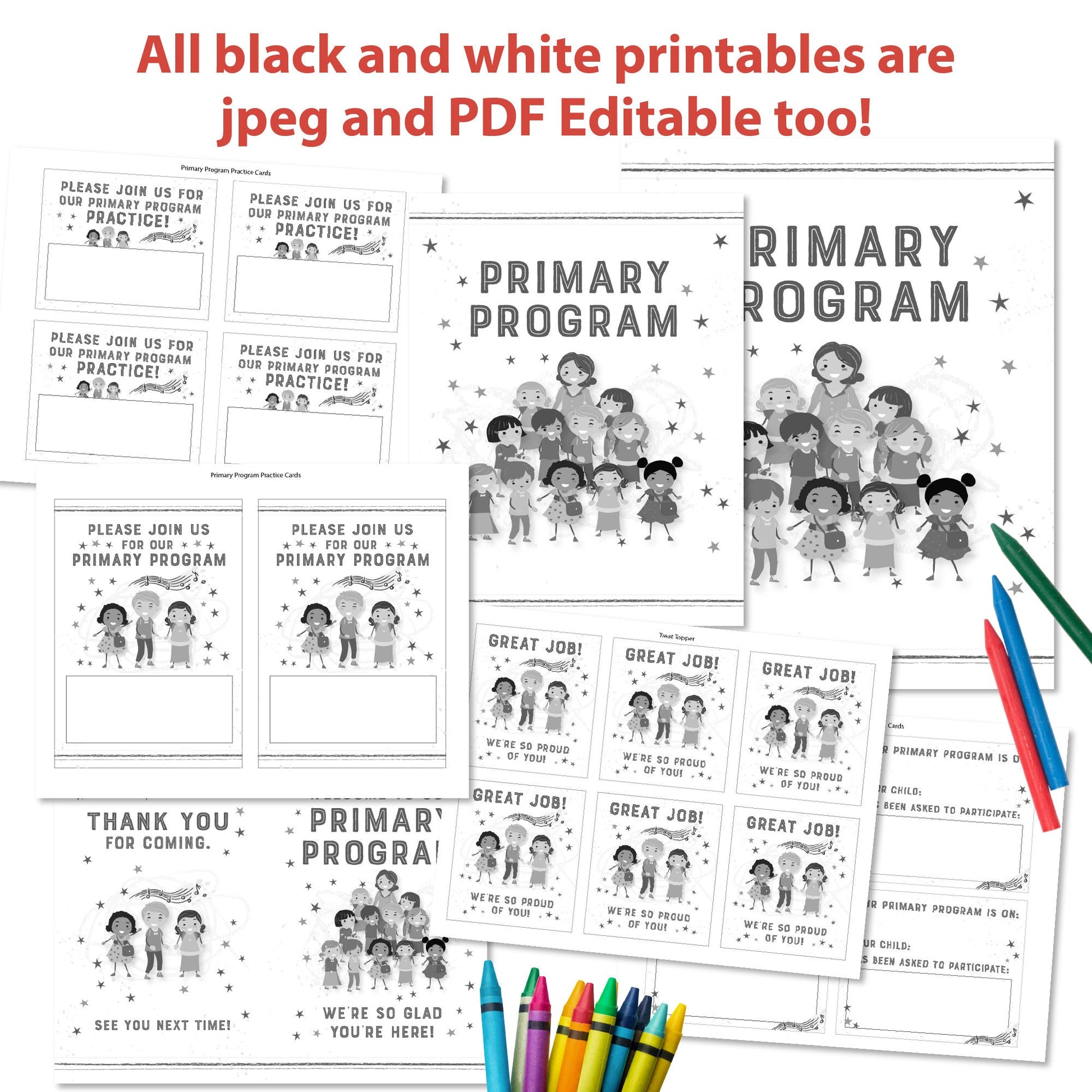 LDS Primary Program Kit | Primary Sacrament Presentation Kit | LDS Primary Presentation Digital Download Bundle