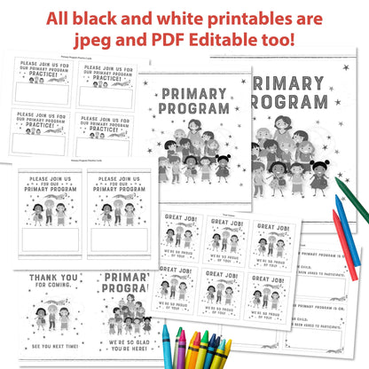 LDS Primary Program Kit | Primary Sacrament Presentation Kit | LDS Primary Presentation Digital Download Bundle