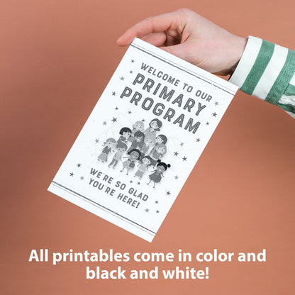 LDS Primary Program Kit | Primary Sacrament Presentation Kit | LDS Primary Presentation Digital Download Bundle
