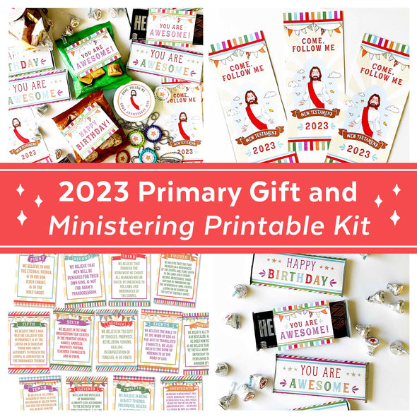 New Testament 2023 Primary Gift and Ministering Kit | LDS Primary 2023, Primary Teachers, Primary Come Follow Me 2023, New Testament 2023