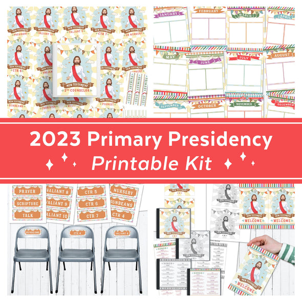 Primary Presidency 2023 | Primary Binder, Primary Binder Cover, Primary Newsletter, New Testament, LDS Primary 2023