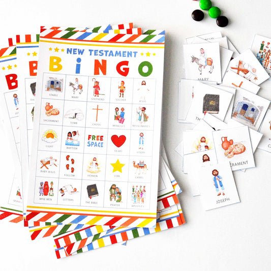 New Testament BINGO Printable Game | Bible Game for Kids