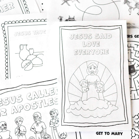 New Testament Coloring & Activity Kit for Kids