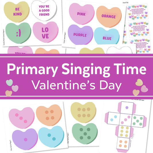 The Valentine's Day LDS Singing Time Kit | LDS Singing Time Helper Kit