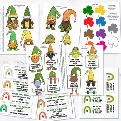 The St. Patrick's Day LDS Singing Time Kit | LDS Singing Time Helper Kit