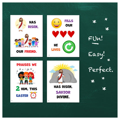 April 2023 LDS Singing Time | "Jesus Is Risen"  | Singing Time Flipchart for Primary Come, Follow Me