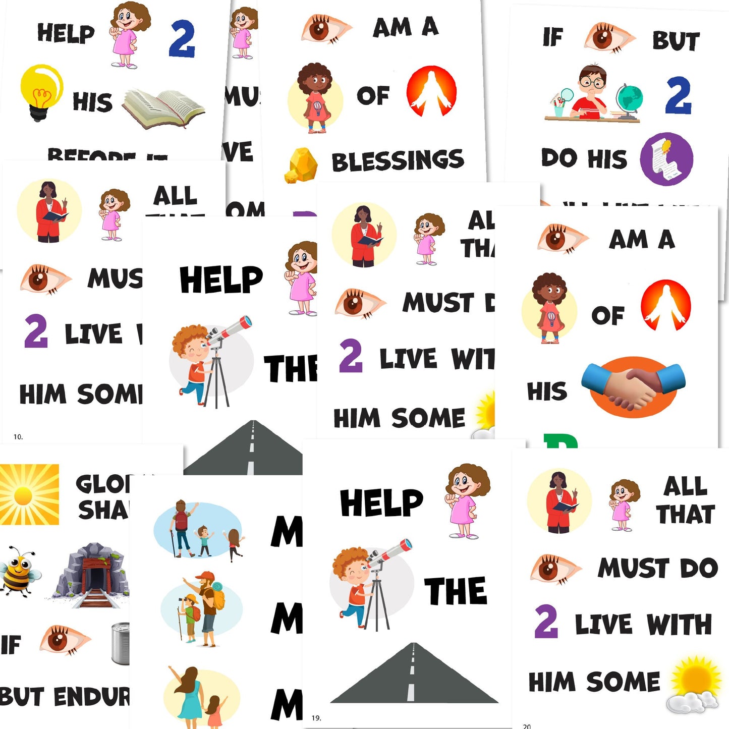 I Am a Child of God | Singing Time Flipchart for Primary Come, Follow Me