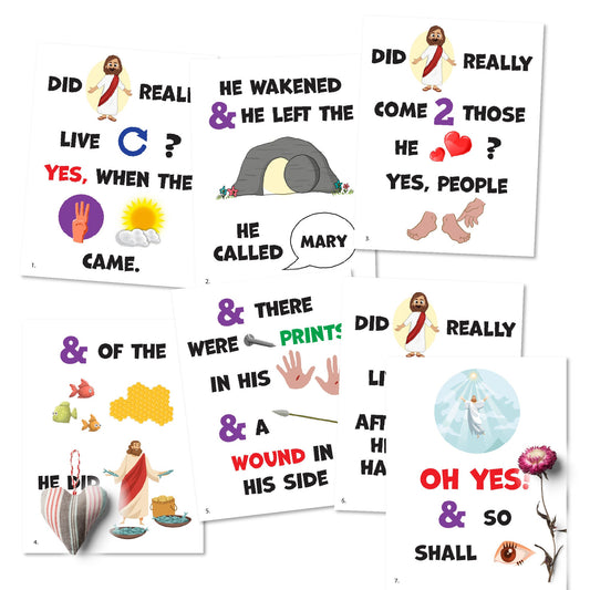 Did Jesus Really Live Again? | Singing Time Flipchart for LDS Primary Come, Follow Me