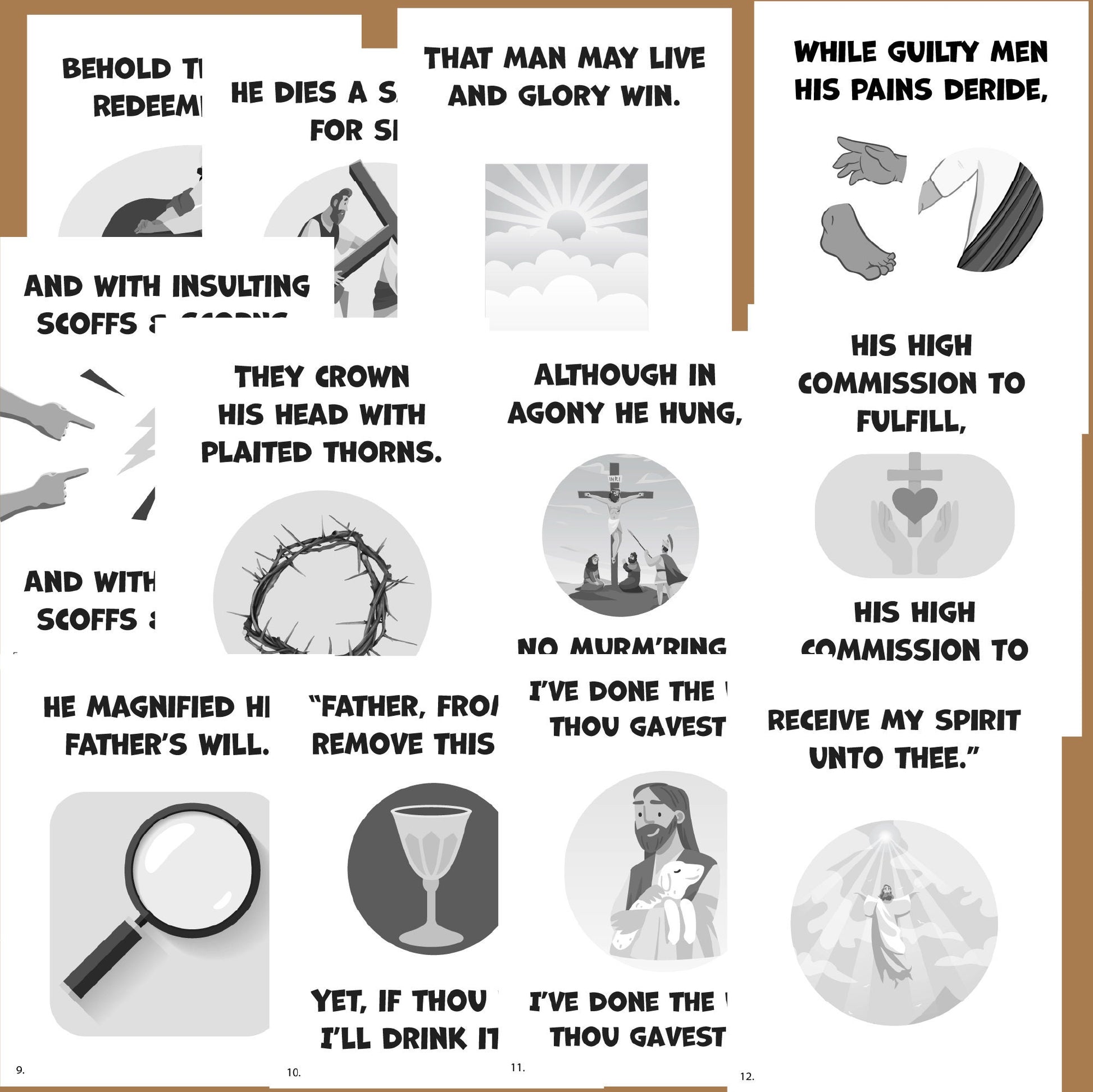 Behold the Great Redeemer Die | Singing Time Flipchart for LDS Primary Come, Follow Me