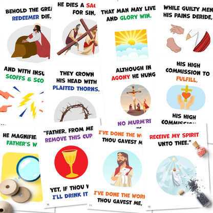 Behold the Great Redeemer Die | Singing Time Flipchart for LDS Primary Come, Follow Me