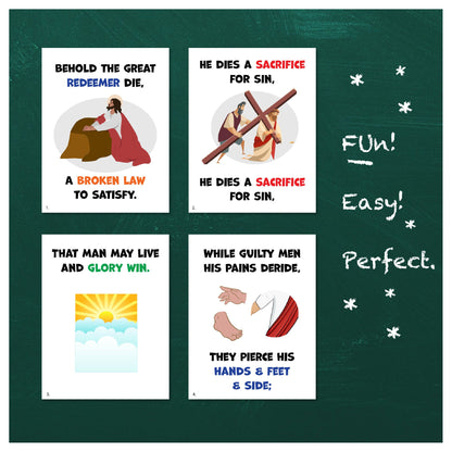 Behold the Great Redeemer Die | Singing Time Flipchart for LDS Primary Come, Follow Me