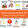 Behold the Great Redeemer Die | Singing Time Flipchart for LDS Primary Come, Follow Me