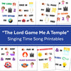 The Lord Gave Me A Temple | Singing Time Flipchart for LDS Primary Come, Follow Me