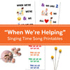 When We're Helping | Singing Time Flipchart for LDS Primary Come, Follow Me
