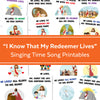 I Know That My Redeemer Lives | Singing Time Flipchart for LDS Primary Come, Follow Me