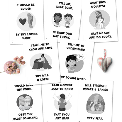 Tell Me, Dear Lord | Singing Time Flipchart for LDS Primary Come, Follow Me