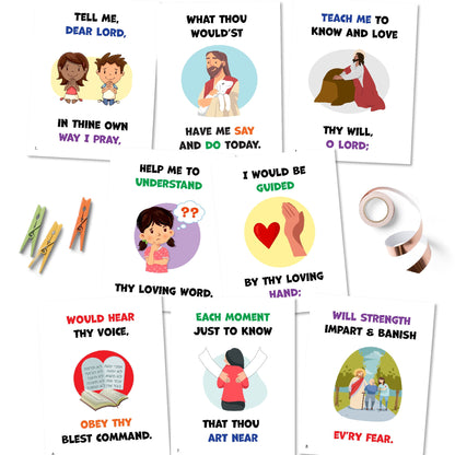 Tell Me, Dear Lord | Singing Time Flipchart for LDS Primary Come, Follow Me