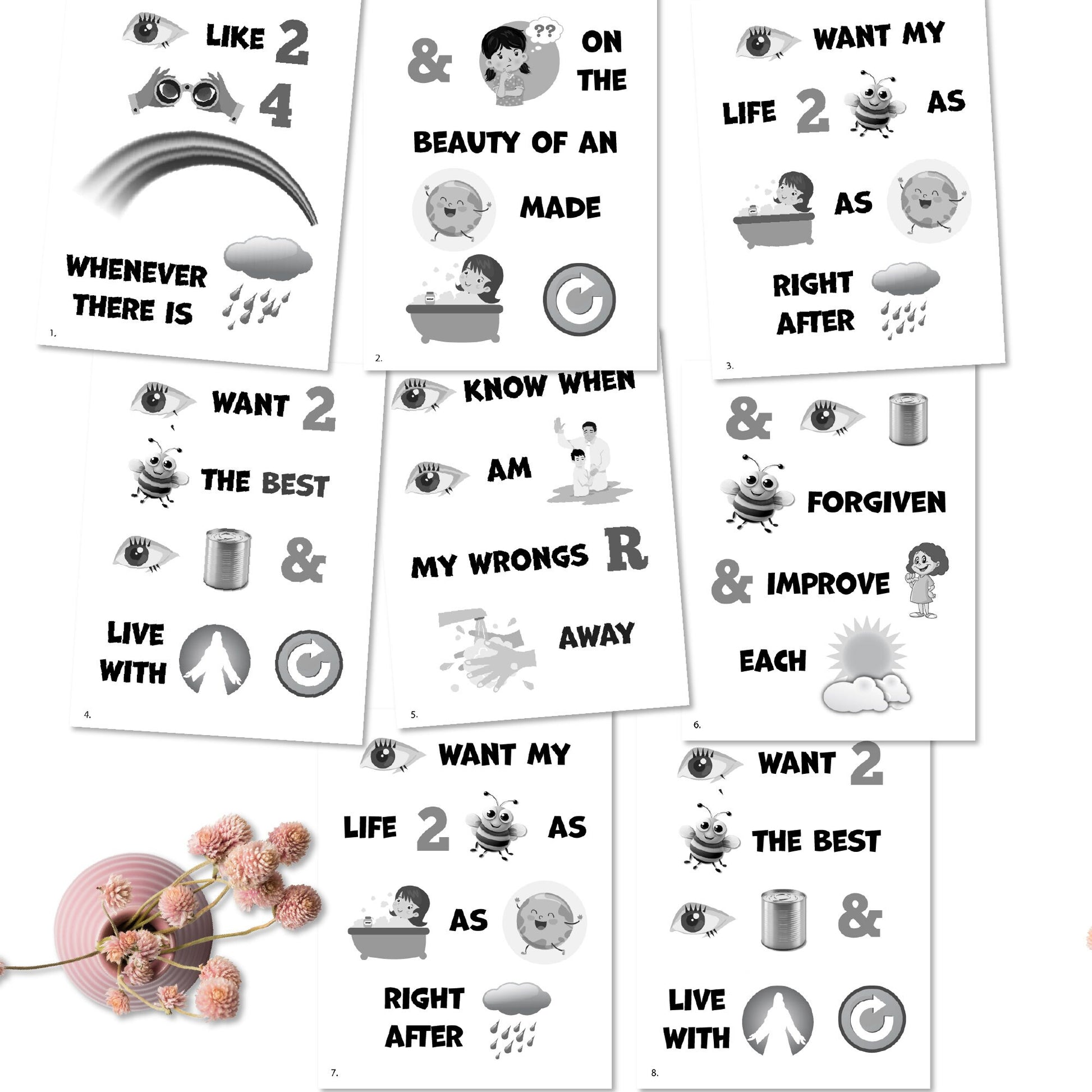 When I Am Baptized | Singing Time Flipchart for LDS Primary Come, Follow Me