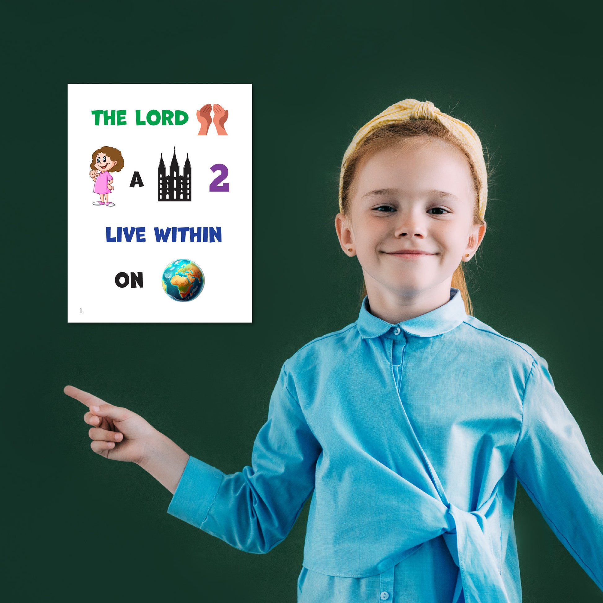 The Lord Gave Me A Temple | Singing Time Flipchart for LDS Primary Come, Follow Me