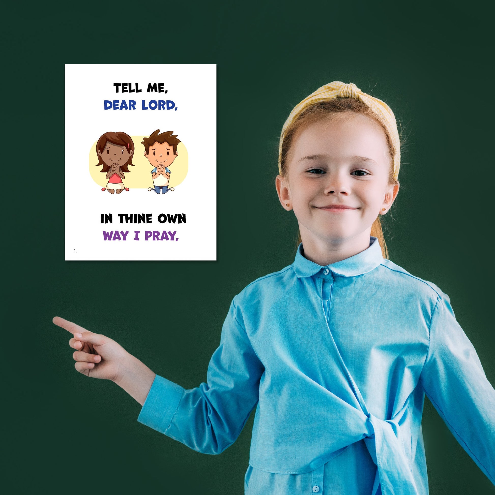 Tell Me, Dear Lord | Singing Time Flipchart for LDS Primary Come, Follow Me