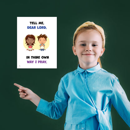 Tell Me, Dear Lord | Singing Time Flipchart for LDS Primary Come, Follow Me