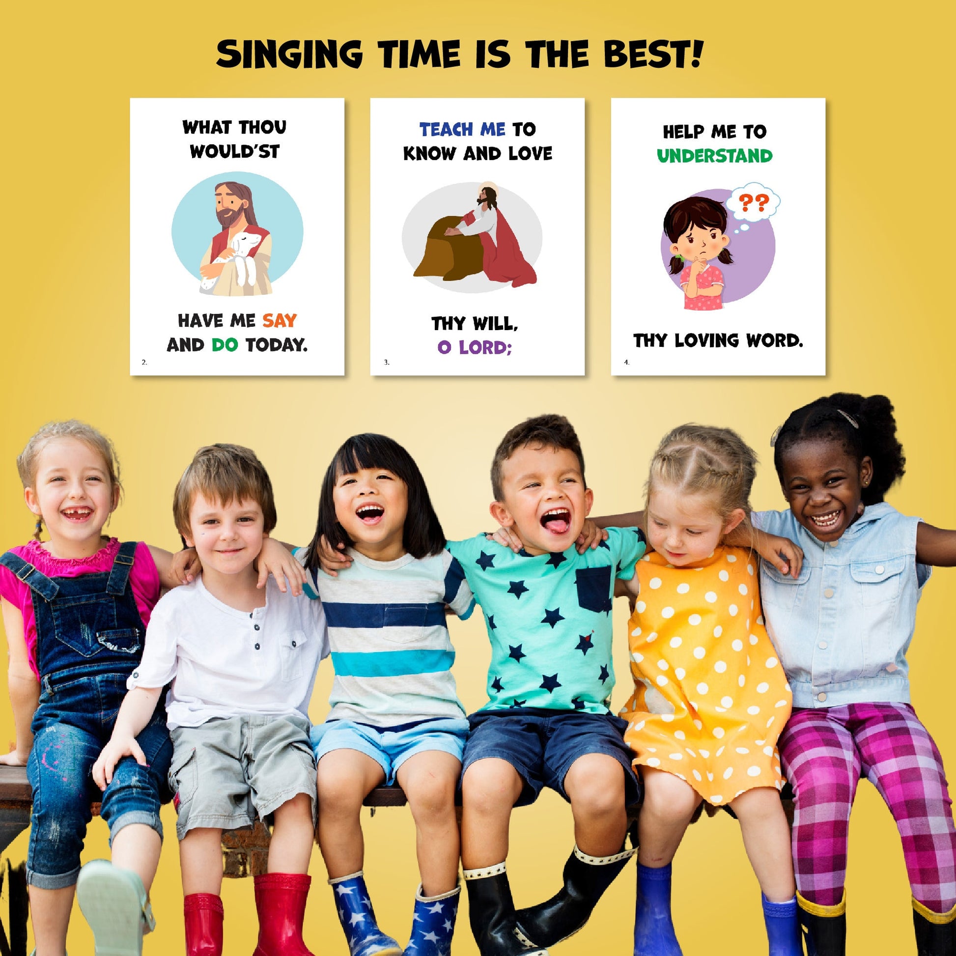 Tell Me, Dear Lord | Singing Time Flipchart for LDS Primary Come, Follow Me