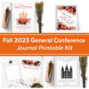 Fall October 2023 LDS General Conference Journal Notebook Kit - with Extras! <3